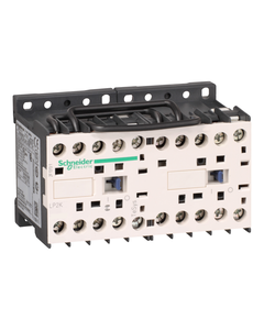 Stycznik nawrotny LP2K0610BD, 3bieg-3NO, 6A, 2.2kW w AC-3, 24V DC, styki pom. 1NO