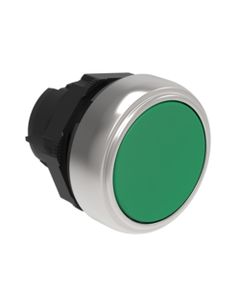 Platinum, przycisk kryty LPCB103 zielony, monostabilny, napęd bez ramki