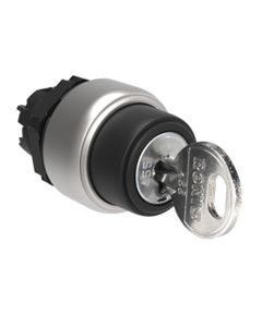 Platinum, łącznik pokrętny z kluczem LPCS350 czarny, 3-poz. lewa chwilowa, prawa stabilna, klucz wyjm. w pozycji środk.,...