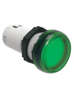 Platinum, lampka sygnal. LPMLM3 zielona, LED 230V AC, monoblok