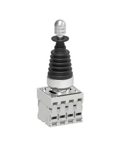 Manipulator (Joystick) Platinum LPSJ410, 4 pozycje chwilowe, z blokadą, metalowy, kompletny zestaw
