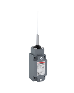 Łącznik krańcowy LS43M91B11, 1NO+1NC migowe, sprężyna z prętem stalowym , metal IP66, M20