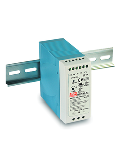Zasilacz impulsowy MDR-40-24, 40W, 24VDC 1.7A, zasil. 85-264VAC, ob. tworzywo