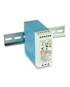 Zasilacz impulsowy MDR-60-24, 60W, 24VDC 2.5A, zasil. 85-264VAC, ob. tworzywo