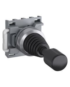 Manipulator (Joystick) MJS11-60B z blokadą, 4 pozycje stabilne, kołnierz metalowy, napęd z ramką