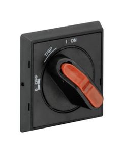 Pokrętło MSHD-LTB, czarne, wskazanie I-0/ON-OFF + wskazanie rozłączenia, do MS116, MS132, MS165