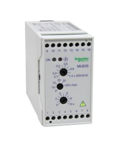 Przekaźnik pomiarowy napięciowy MU 635 20-100V AC/DC, do obw. 1-faz, 2P, zasilanie z napięcia pomiarowego