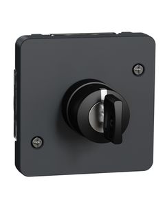 Mureva - Mechanizm łącznika trójpozycyjnego antracyt, IP55