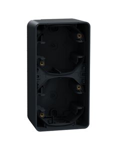 Mureva - Podstawa  naścienna 2x pionowa antracytowa