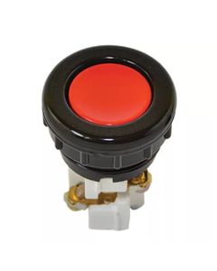 Przycisk kryty N1-1KP czerwony, 1NO+1NC, monostabilny, standard 38mm