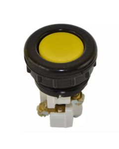 Przycisk kryty N1-1KP żółty, 1NO+1NC, monostabilny, standard 38mm