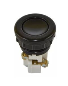 Przycisk kryty N1-1KP czarny, 1NO+1NC, monostabilny, standard 38mm