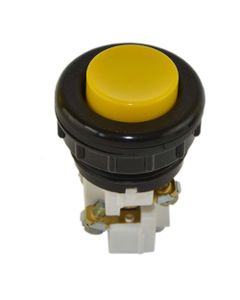 Przycisk wystający N1-1WP żółty, 1NO+1NC, monostabilny, standard 38mm