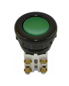 Przycisk kryty N2-1KP zielony, 2NO+2NC, monostabilny, standard 38mm