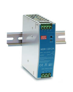 Zasilacz impulsowy NDR-120-12, 120W , 12VDC 10A, zasil. 90-264VAC, ob. metal