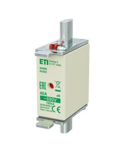Wkładka topikowa NH000 aM 40A/690V silnikowa, KOMBI