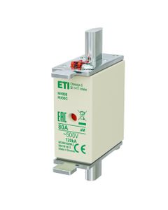 Wkładka topikowa NH000 aM 80A/500V silnikowa, KOMBI