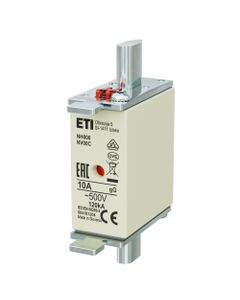 Wkładka topikowa NH000 gG 10A/500V przemysłowa zwłoczna 500V KOMBI
