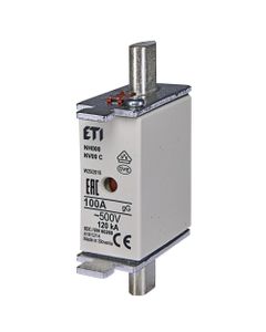 Wkładka topikowa NH000 gG 125A/500V przemysłowa zwłoczna 500V KOMBI
