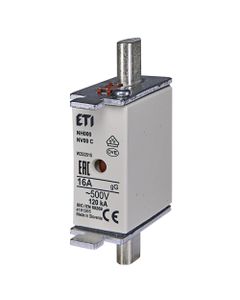 Wkładka topikowa NH000 gG 16A/500V przemysłowa zwłoczna 500V KOMBI