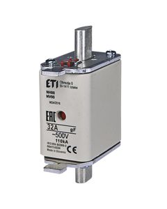 Wkładka topikowa NH00/WT-00 gF 32A/500V szybka, KOMBI