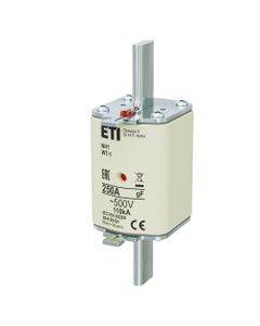 Wkładka topikowa NH1/WT-1 gF 250A/500V szybka, KOMBI