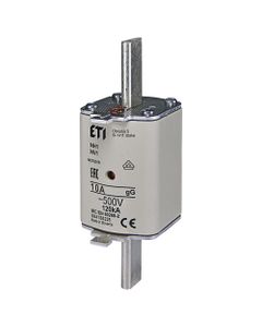 Wkładka topikowa NH1 gG 10A/500V przemysłowa zwłoczna 500V KOMBI
