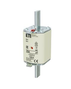 Wkładka topikowa NH1 gG 35A/500V przemysłowa zwłoczna 500V KOMBI