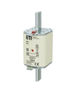 Wkładka topikowa NH1 gG 6A/500V przemysłowa zwłoczna 500V KOMBI