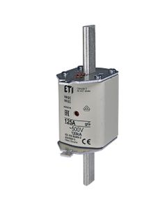 Wkładka topikowa NH2C gG 125A/500V przemysłowa zwłoczna 500V KOMBI