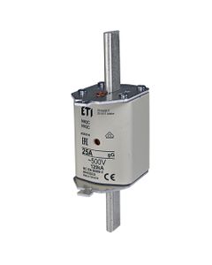 Wkładka topikowa NH2C gG 25A/500V przemysłowa zwłoczna 500V KOMBI