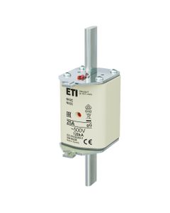 Wkładka topikowa NH2C gG 25A/500V przemysłowa zwłoczna 500V KOMBI