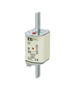 Wkładka topikowa NH2C gG 80A/500V przemysłowa zwłoczna 500V KOMBI