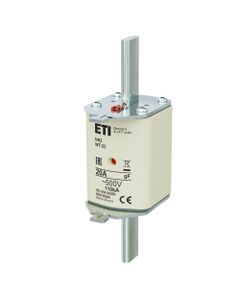 Wkładka topikowa NH2/WT-2C gF 20A/500V szybka, KOMBI