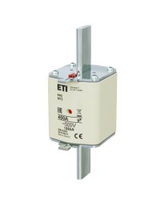 Wkładka topikowa NH2/WT2 gF 400A/500V szybka, KOMBI