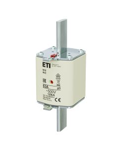 Wkładka topikowa NH2 gG 100A/500V przemysłowa zwłoczna 500V KOMBI
