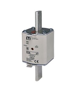 Wkładka topikowa NH2 gG 63A/500V przemysłowa zwłoczna 500V KOMBI