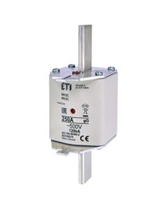 Wkładka topikowa NH3C gG 250A/500V przemysłowa zwłoczna 500V KOMBI