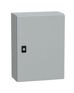 Obudowa CRN 400x300x150, IP66, z płytą montażową, drzwi pełne