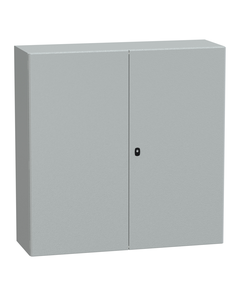 Obudowa S3D 1200x1200x400, stalowa IP55, z płytą montażową, podwójne drzwi