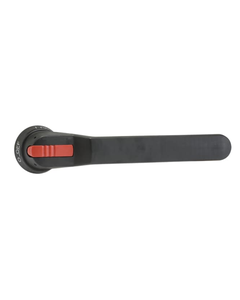 Rączka OHB274J12 czarna, do wałka 12mm, L-274mm IP65, do OT1000…4000E, blokada na trzy kłódki.