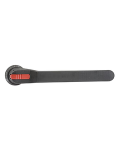 Rączka OHB330J12 czarna, do wałka 12mm, L-330mm IP65, do OT1000…4000E, blokada na trzy kłódki.