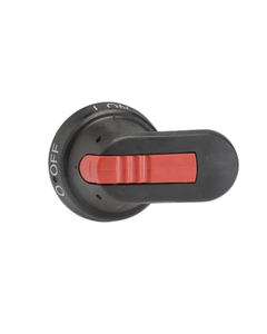 Rączka OHB65J10 czarna, do wałka 10mm, L-65mm IP65, do rozłączników Apator, blokada na trzy kłódki.