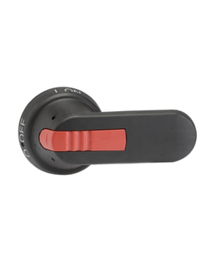 Rączka OHB95J12 czarna, do wałka 12mm, L-95mm IP65, do OT315…400E, OS, blokada na trzy kłódki.