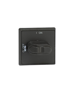 Pokrętło na drzwi OHBS1AH1 czarne, do wałka 6mm, IP54, do OT16..80F