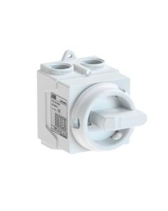 Rozłącznik w obudowie ONE20M3W, 20A, 3-biegunowy 0-1, biała pokrywa, białe pokrętło, IP67