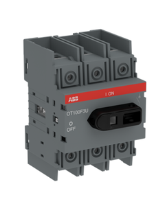 Rozłącznik izolacyjny OT100F3, 3P 100A, napęd przedni, bez wałka i rączki