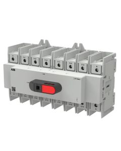 OT Plus - Rozłącznik izolacyjny OT100G3-8BS, 8P 100A, rozmiar G3, z pokrętłem, na szynę DIN/płytę