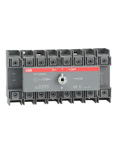 Przełącznik zasilania OT125F4C, (I-0-II) 4P 125A, bez wałka i rączki