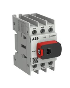 OT Plus - Rozłącznik izolacyjny OT25G1-3BS, 3P 25A, rozmiar G1, z pokrętłem, na szynę DIN/płytę